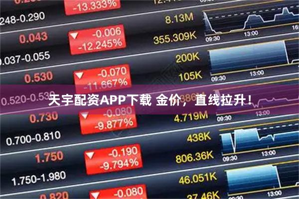 天宇配资APP下载 金价，直线拉升！